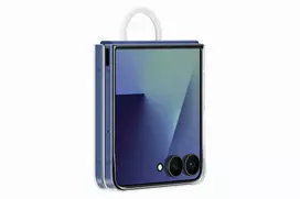 SAMSUNG Ring Clear phone case with stand for Galaxy Z Flip 7 (F766) transparent (Damaged Packaging)