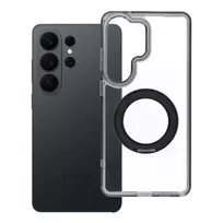OEM Frame Circle Stand phone case with stand and MagSafe support for Samsung Galaxy S26 Ultra (S948) black