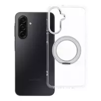 OEM Frame Circle Stand phone case with stand and MagSafe support for Samsung Galaxy A17 4G (A175) | A18 4G (A185) transparent