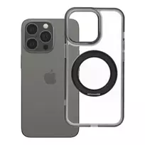 OEM Frame Circle Stand phone case with stand and MagSafe support for iPhone 13 Pro, black