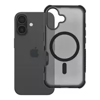 Forcell F-Protect BumperX Premium phone case with MagSafe support for iPhone 16, black