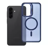 Forcell F-Protect Shadow Stand Premium phone case with stand and MagSafe support for Samsung Galaxy A37 (A376) navy