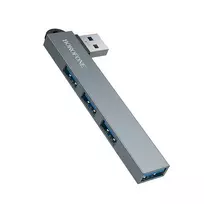 Borofone Adapter HUB FH1 4-in-1 - USB to 3x USB 2.0 + USB 3.0 - grey