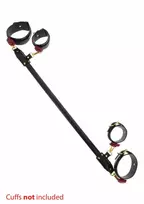 Taboom TABOOM Wild Roses Spreader Bar Gold Accents Faux Leather 40cm