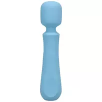 Doc Johnson Euphoria Silicone Wand Vibrator Rechargeable Blue - Quiet Operation