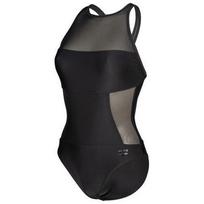 Moteriškas maudymosi kostiumėlis Mesh Panels Swim Pro Back, juodas, 36 - 500