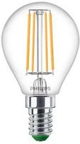 „Philips“ filamentinė blizgioji lemputė, skaidri, 40 W, P45, E14, 2,3 W, 40 W, E14, 485 lm, 50 000 h