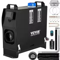 Koduva VEVOR 8 kW dyzelinis oro šildytuvas, 12 V, juodas LCD jungiklis