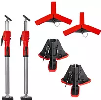 2 lubų ir tvirtinimo laikiklių rinkinys su siurblio svirtimi 575–910 mm + tvirtinimo priedai, BESSEY [STE90-SET]