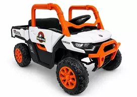 Lean Cars Akumuliatorinis 4x4 visureigis 24 V oranžinis