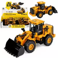 Lean Toys Ratinis krautuvas 1:43 geltonas ir juodas