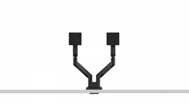 Benq Ergo dviejų monitorių laikiklis BDL01 | Sukimas, pakreipimas | 17-35 " | Maksimalus svoris (keliamoji galia) 11 kg | Juodas
