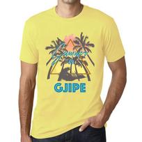 Men’s Vintage Tee Shirt Graphic T Shirt Summer Triangle Gjipe Pale Yellow XS blyškios auksaspalvės spalvos