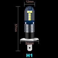 2vnt H7 H8 H11 H1 LED žaliai baltai H3 H10 HB3 HB4 led rūko žibintai 9005 9006 LED 10SMD 3030 lemputė automobilio vairavimo lemputė, skirta volkswagen peugeot Ford Lada H1 balta