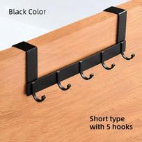 Hooks Over The Door  Hooks Home Bathroom Organizer Rack Clothes Coat Hat Towel Hanger Bathroom Kitchen Accessories Holder 32.5x11cm juoda