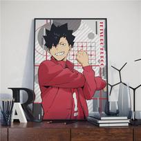 5D Diamond Painting Anime Volleyball Boys DIY Diamond Embroidery Rhinestone Home Decoration Full Round 20X30CM gray