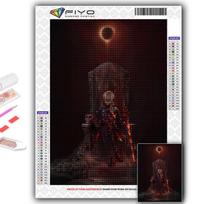 5D „pasidaryk pats“ deimantinis dažymas kryžiaus dygsnio žaidimas „Dark Souls“ deimantinis siuvinėjimas mozaikos sienų menas namų dekoravimas Full Square 20X30CM black