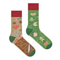 Kalėdiniai meduoliai - spalvingos kojinės 44-46 beige