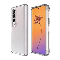 Anti-Yellow skaidrus mobiliojo telefono dėklas, skirtas Samsung Galaxy Z Fold 4 5g Fold3 Fold4 Fold 3 Zfold4 Anti-nock Acrylic Funda for samsung z fold 4 gryna