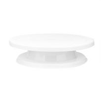 Tortų dekoravimo patefonas Besisukantis besisukantis apledėjimo virtuvės stendas 28cm One Size white
