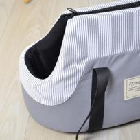 Pet Dog Carrier Backpack Breathable Comfort Outdoor Travel Bags For Small Cat Chihuahua Portable Single Tote Shoulder 42cm* 25cm *25cm pilka spalva