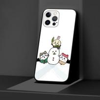 Case For Apple Iphone 11 13 12 Mini 14 Pro Max Xr 7 8 +Se 2020 Xs 6 6s Plus 5 5s Black Silicone Phone Cover Chiikawa Cartoon iPhone XS Max