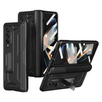Samsung Z Fold 4 5g stiprios apsaugos telefono Coque dėklas, skirtas Samsung Galaxy Z Fold 4 Fold4 grūdinto stiklo plėvelei for samsung Z Fold 4 juoda