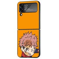 Dėklas Samsung Galaxy Zflip3 Z Flip 4 Zflip Z Flip 3 5g Zflip4 Flip3 Flip4 Jujutsu Kaisen Kietas PC Galinis Dangtelis Samsung Z Flip 5G