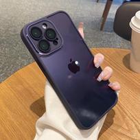 Purple Clear Camera Protection Shockproof Phone Case For Iphone 14 13 12 11 Pro Max Xs Max Xr 13 14pro Silicone Candy Back Cover For iPhone 14Pro Max