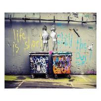 Graffiti Art Canva Painting Life Is Short Chill The Duck Out Street Art Wall Art for Living Room Home Decor No Frame 20x30cm