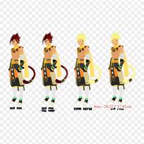 Clothing Sora Goku Iron on Heat Transfer Printing Vinyl Patches Sticker for Clothes DIY Appliques Washable Patches