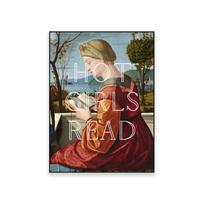 Retro modifikuoto meno plakatas atrodo gerai Jaustis gerai Citata Spaudiniai Karšti merginos Skaityti Renesanso siena Menas Drobė Tapyba Meno galerijos dekoras 21x30 No Frame