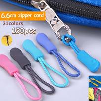 150/100/50/20/10pcs TPU Plastic Puller Injection Zipper Rope Luggage Zipper Pull Handle Pull Tail Zipper Pull Rope 10pcs juoda