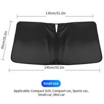 Naujas priekinio stiklo apsauga nuo saulės uždangalas automobilio skėtis priekinio lango apsauga nuo saulės sulankstoma automobilio užuolaida atspindinti UV spindulius vasaros vėsinimas Small 1pc