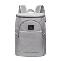 Double shoulder waterproof lunch ice pack picnic bag with large capacity insulation bag