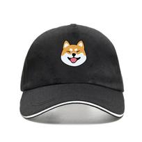 Funny Kawaii Cute Shiba Inu Dog Women hat Gift Print Pink Hip Hop cap Summer Unisex women Baseball cap Dog Animal lovers hats black