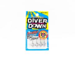 Xesta Jig Head Black Star Head Diver Down 2.5 grams Hook Size 6 (0915)