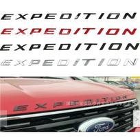 Automobilio stilius EXPEDITION raidės emblema lipdukas ABS chromo lipdukas Ford EXPEDITION juoda