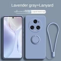 Skysto silikono galinis dėklas, skirtas Honor Magic 3 5G 5 4 3 Ultimate 4 Pro odos 5 4 Lite 5G 5 Pro 5 Ultimate fotoaparato objektyvo apsaugos telefono dėklas For Honor Magic 4 Lite 5G levandų pilka spalva