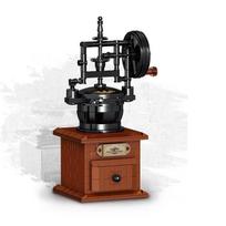 MOC modelis Creative Retro kavos aparatas magnetofonas Veiksmo figūrėlės Statybinės kaladėlės Plytos Vaikų žaislai black