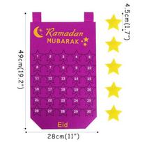 Naujasis Eid Mubarako 30 dienų Advento kalendorius Kabantis amatų atgalinio skaičiavimo kalendorius, skirtas Ramadano dekoracijoms Vaikams Eid Mubarako dovanų reikmenys