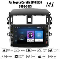 8 colių skirtas Toyota Corolla E140 E150 2006-2013 m. Su mygtuko rankenėle Android Car Radio Multimedijos grotuvas Navigacija Stereo GPS 2 Din Carplay 2+32GB 1+32GB gray