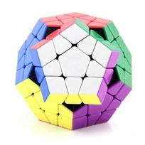 „Megaminxeds Magic Cube Speed ​​Puzzle Cubes“ lipdukas „Mažiau antistresiniai žaislai“ profesionalus 12 pusių kubas pink