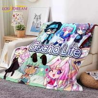 LoveUnholyc Blanket RPG Blanket Princess Connect Blanket Game Anime Flannel Blanket for Bed Sofa Travelling Christmas Blanket 125x150cm