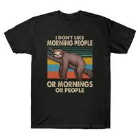 Man nepatinka ryto žmonės, rytai ar tinginiai. Vintage unisex marškinėliai L gray