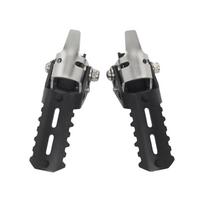 Motociklui modifikuotas priekinės pėdos nagų sulankstomas pedalo laikiklis BMW R1250GS R1200 GS ADV juoda/sidabras