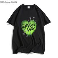 Muzika G-green Day Roko Grupės Marškinėliai Unisex Unisex 100% Medvilniniai Marškinėliai Gražūs Marškinėliai Unisexga Grafinis Dizaino Jausmas Suaugęs Laisvas L