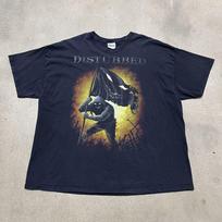 Vintage Y2K Disturbed Metal Band Rock Slipknot Godsmack Unisex T-shirt S gray