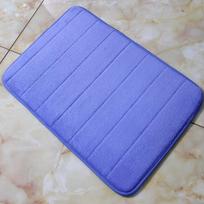 Sutirštinto koralinio aksomo atminties putplasčio kilimas, sugeriantis grindų kilimėlis Lėtai atsimušantis virtuvės vonios kambarys vonios kambario grindų kilimėlis 30*50cm gray