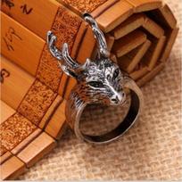 Goat Ring, Titanium Steel Trendy Men's Sheep Ring, Men's Ring, One-size-fits-all Finger Ring, Stainless Steel Trendy Jewelry 8